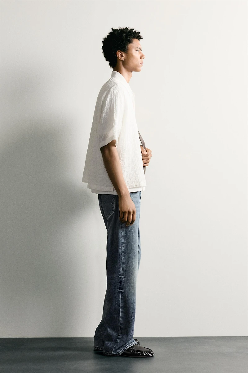 TEXTURED RELAXED FIT SHIRT