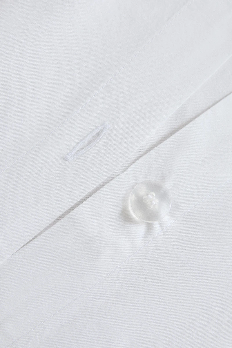 COTTON RUFFLE DUVET COVER