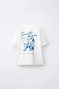 TEXT PRINT T-SHIRT