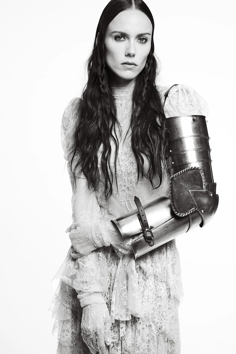 ROBE EN DENTELLE À VOLANTS ZW COLLECTION LIMITED EDITION