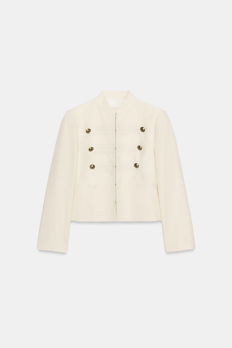 ZW COLLECTION FITTED BUTTON JACKET