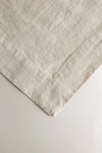 FADED LINEN TABLECLOTH
