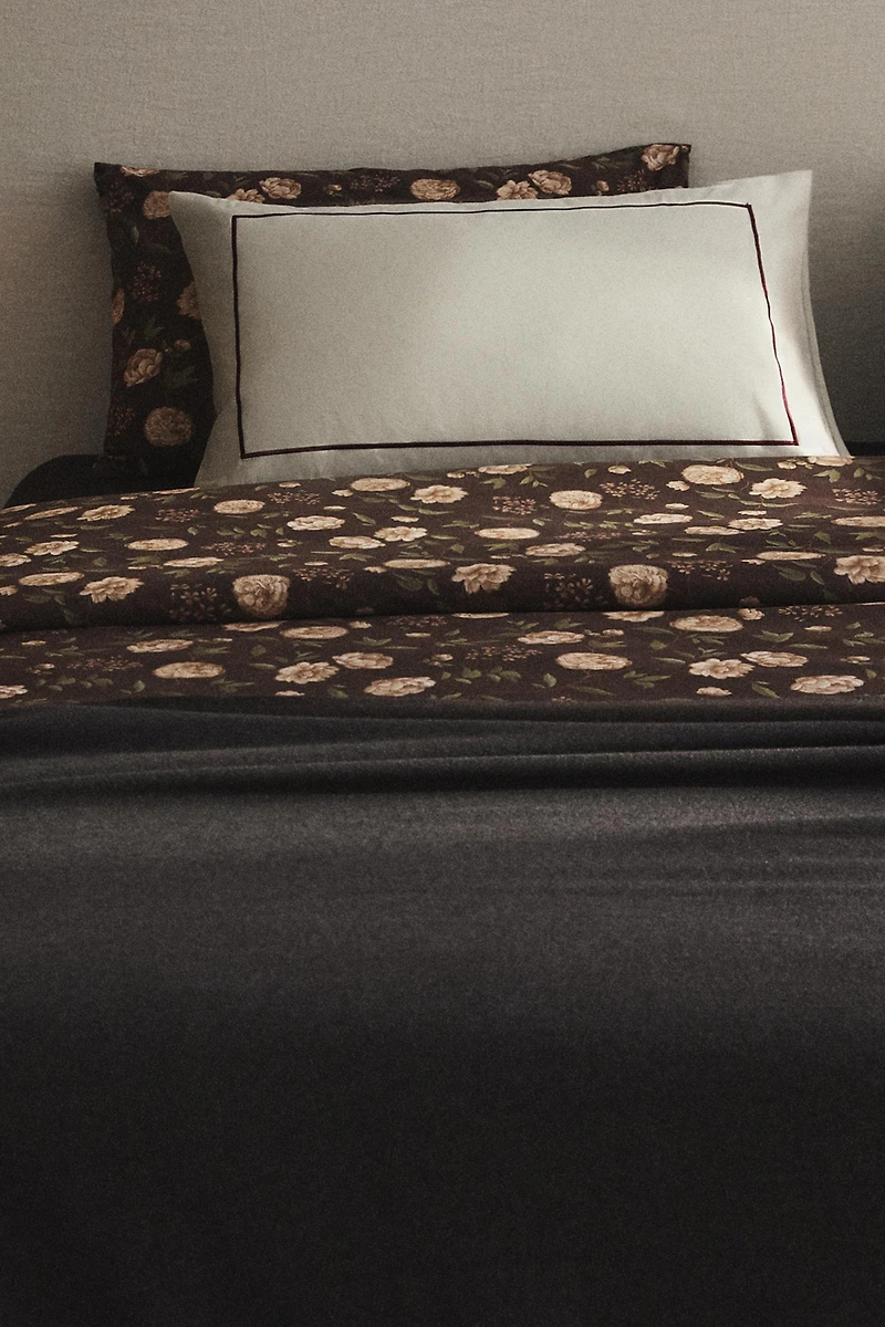 FLORAL PRINT DUVET COVER