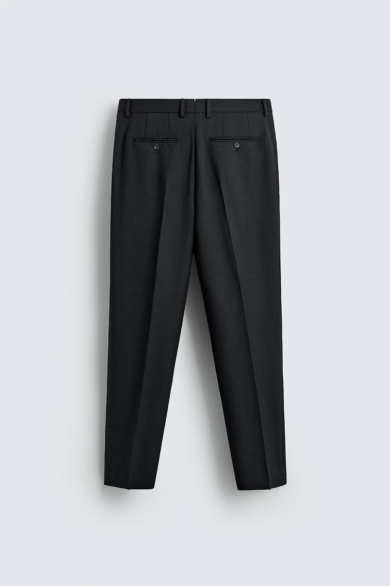 REGULAR FIT SUIT PANTS
