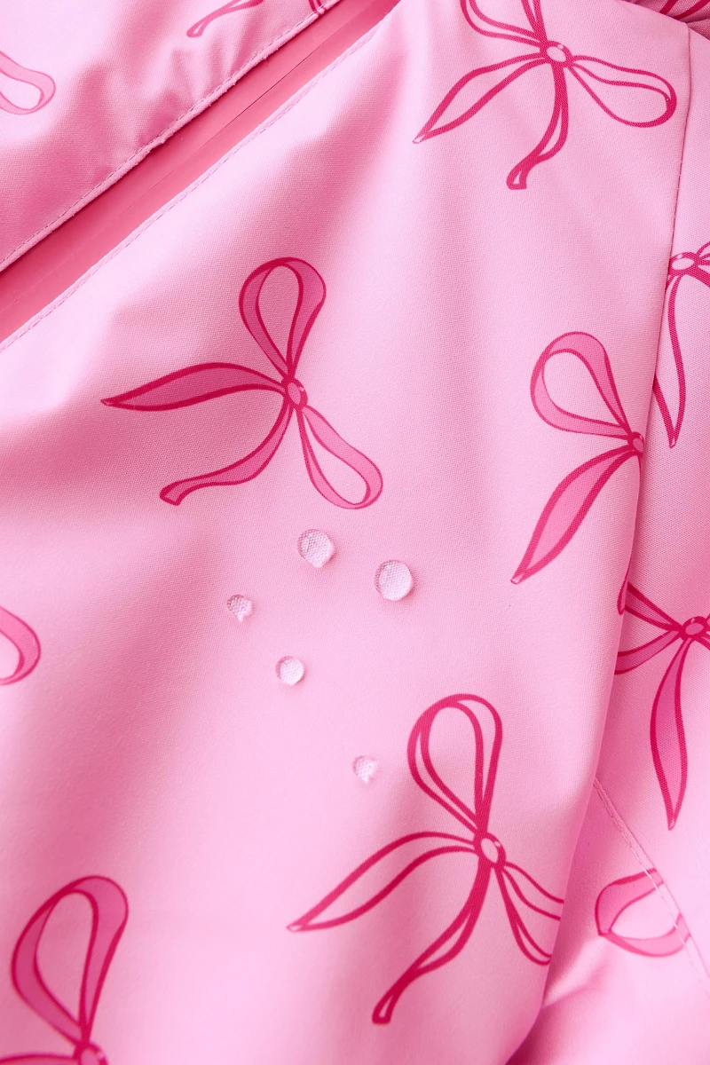 WATER RESISTANT AND WINDPROOF BOWS LONG JUMPSUIT