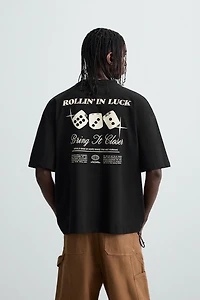 T-SHIRT À IMPRIMÉ DÉS