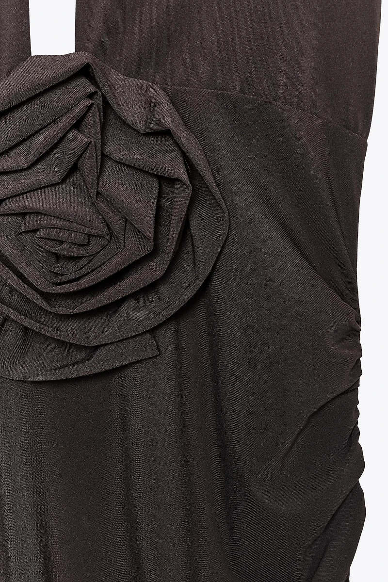 ROBE HALTER FLEUR