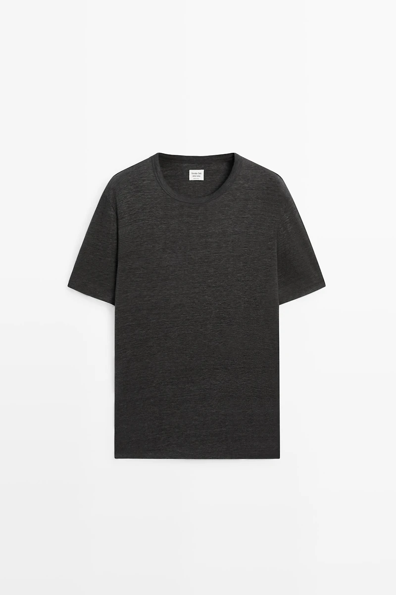 100% linen short sleeve T-shirt - LIMITED EDITION
