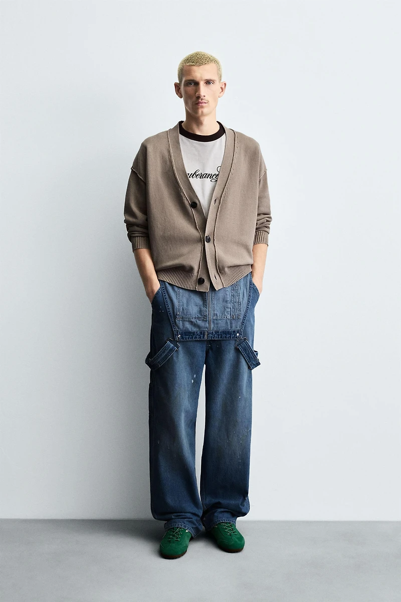 CARDIGAN RÉVERSIBLE EFFET ENVERS
