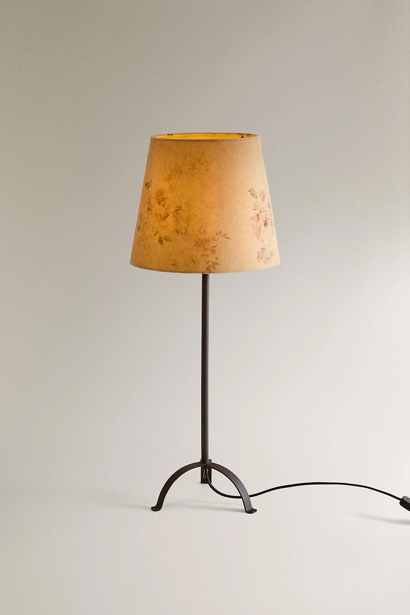 LAMPE DE TABLE FLEURS