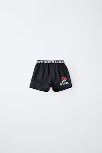 AGES 8-14 / TWO-PACK OF SKATE POPLIN BOXERS