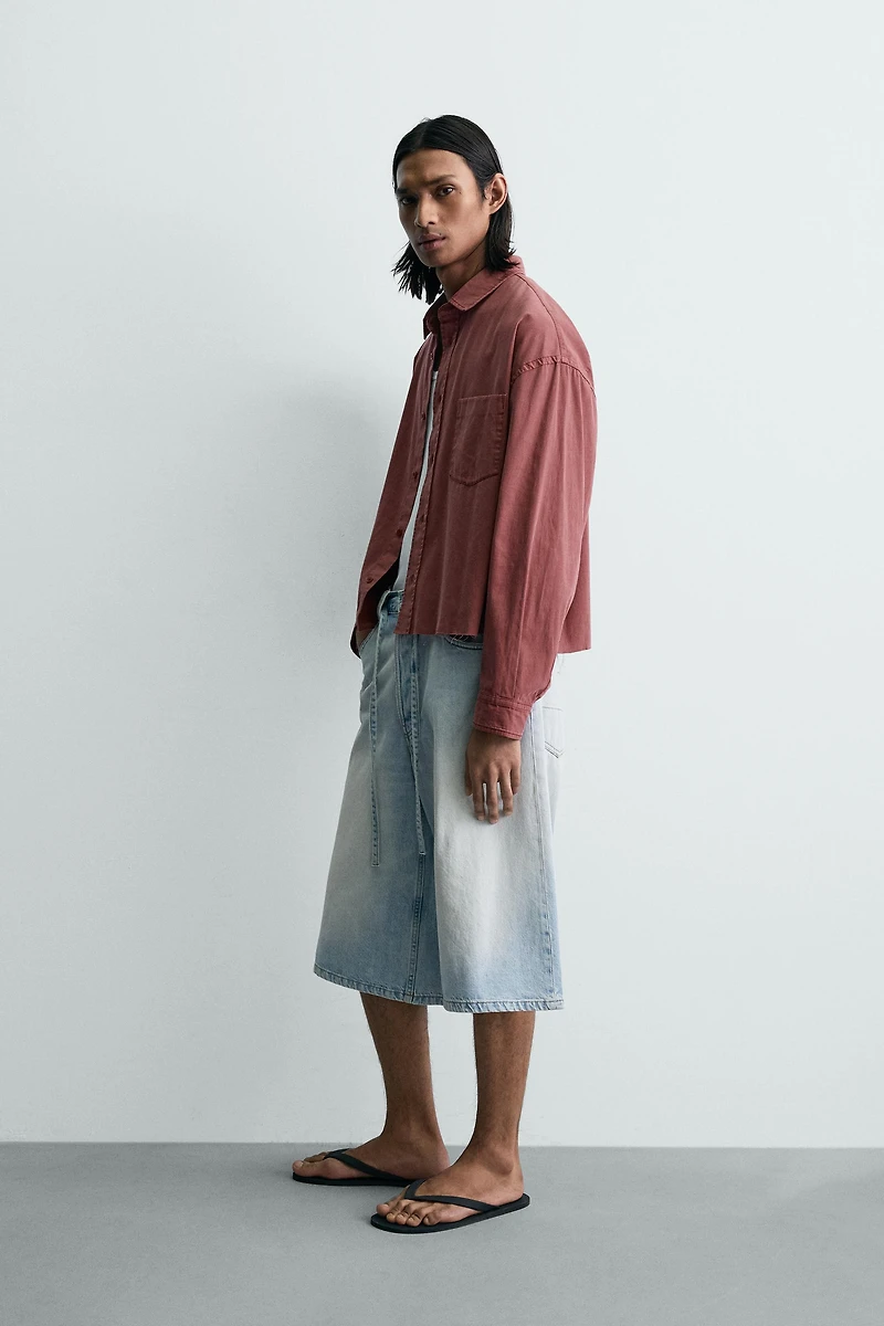 WASHED BOXY FIT SHIRT