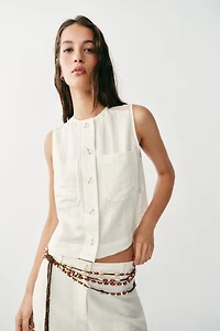 LACE INSERT TOP