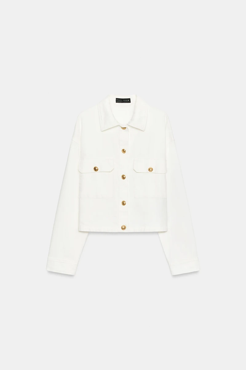 BLOUSON BOUTONS DORÉS