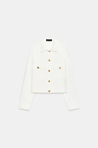 BLOUSON BOUTONS DORÉS