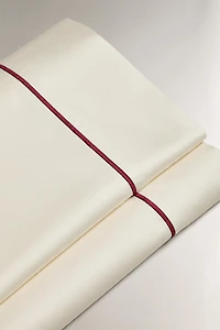 DRAP DE DESSUS SATIN FESTONNÉ