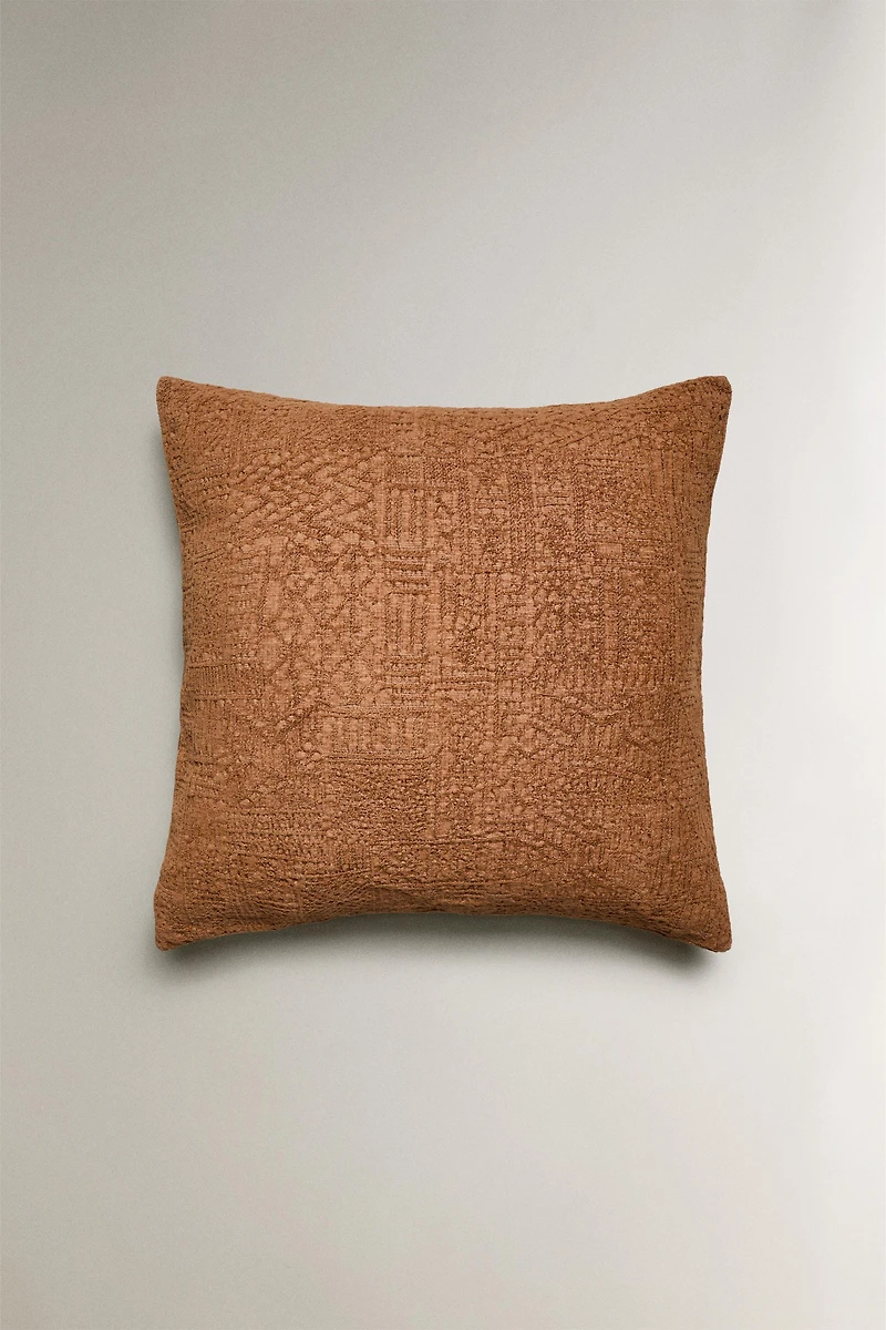JACQUARD THROW PILLOW COVER