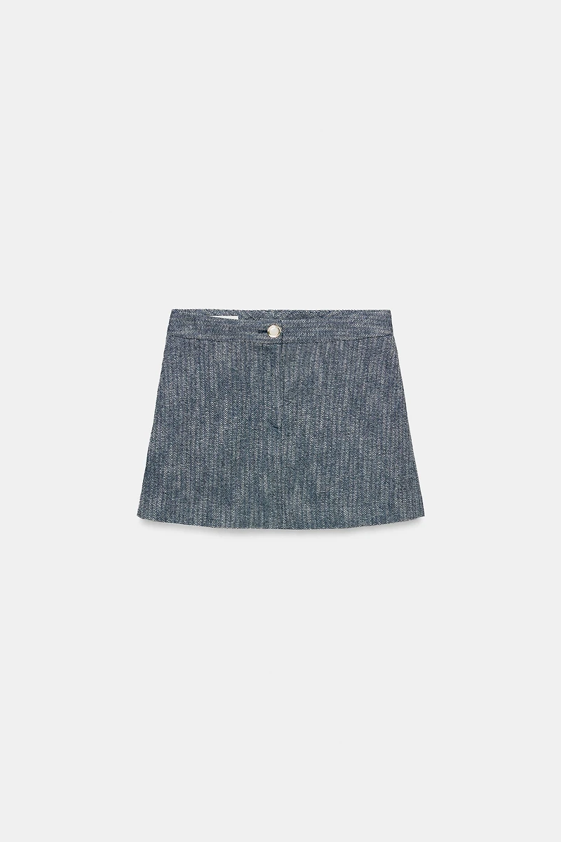 TEXTURED SKORT
