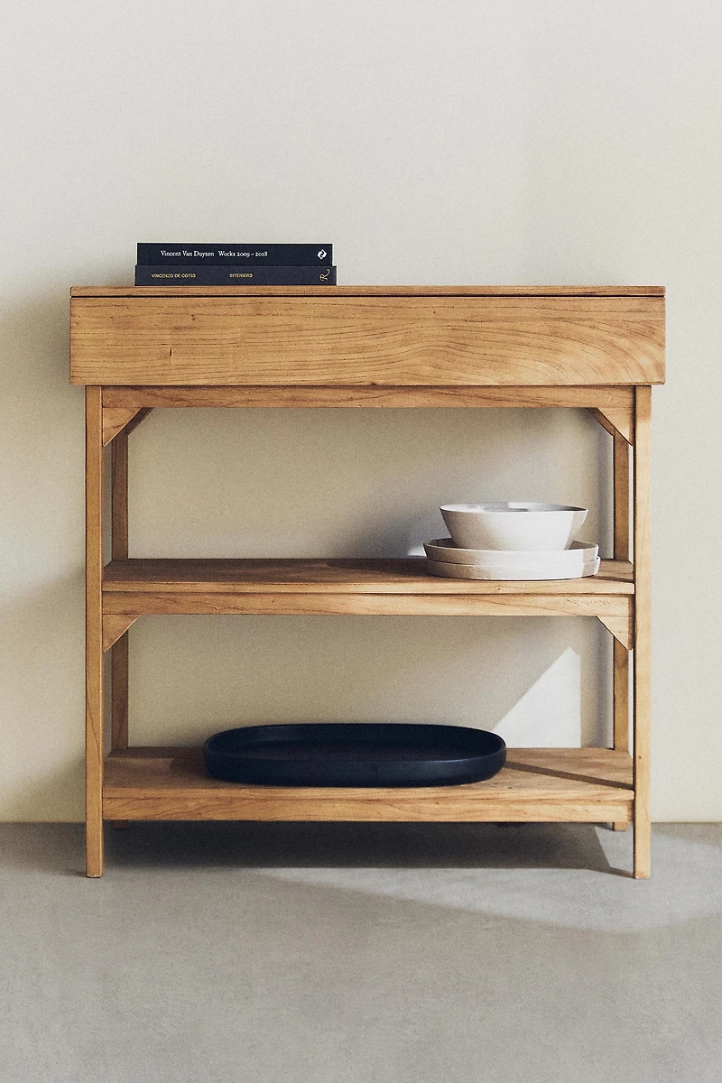 WOODEN STORAGE UNIT