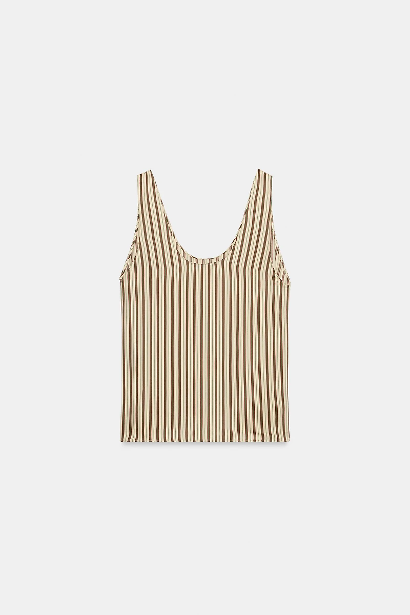 ZW COLLECTION STRIPED TANK TOP