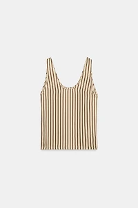 ZW COLLECTION STRIPED TANK TOP