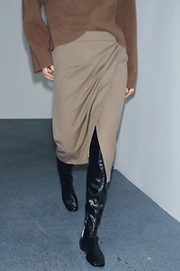 FLOWY WRAP SKIRT ZW COLLECTION