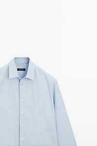 Chemise regular fit en popeline 100 % coton