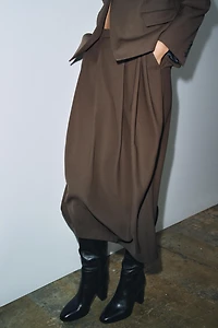 PLEATED SKIRT WITH WOOL ZW COLLECTION