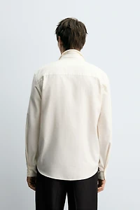 COTTON - WOOL SHIRT