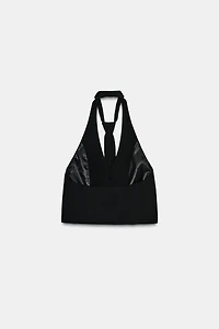 DETACHABLE TIE VEST TOP