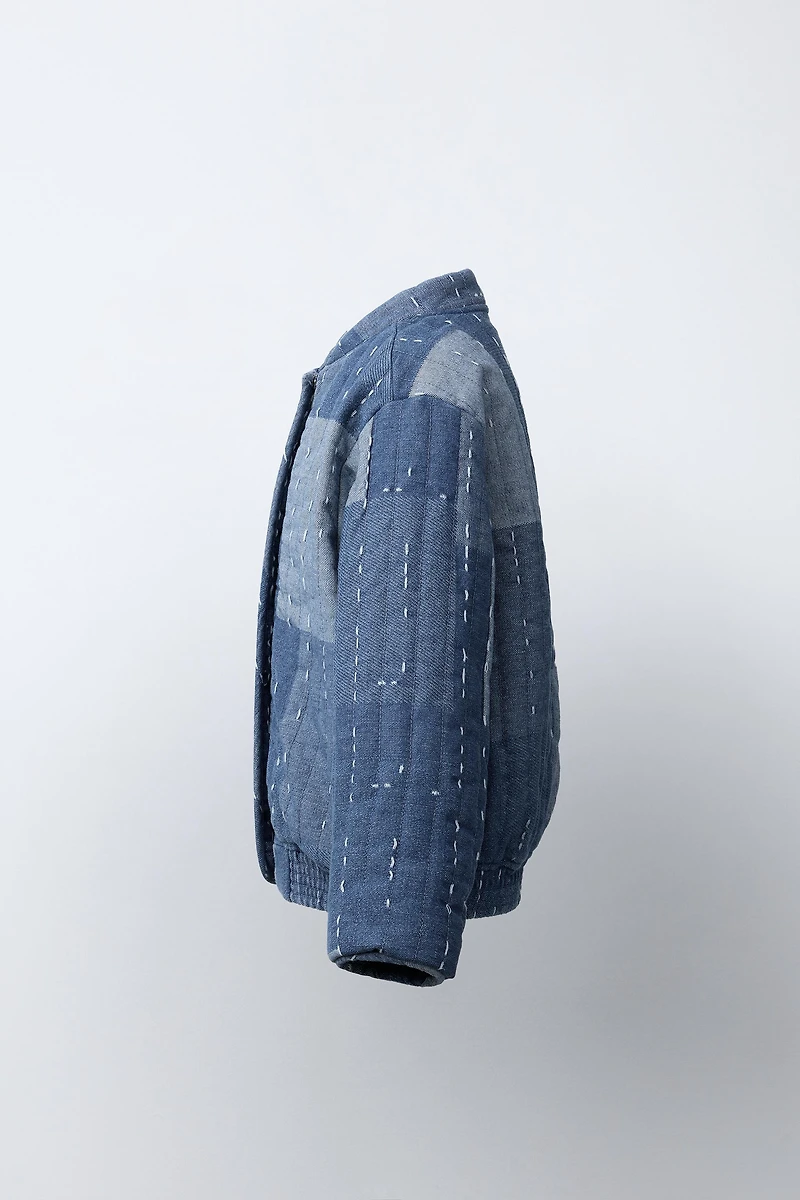 BLOUSON BOMBER PATCHWORK