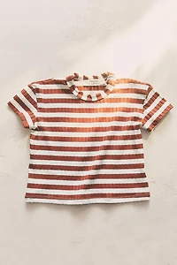KIDS' STRIPED BEACH T-SHIRT