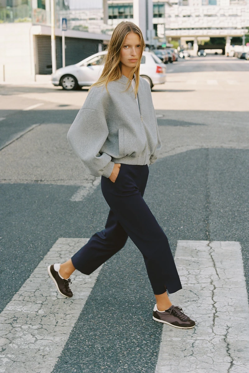 PANTALON BAS FENTE