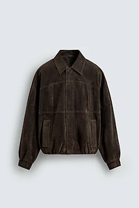 FAUX SUEDE JACKET
