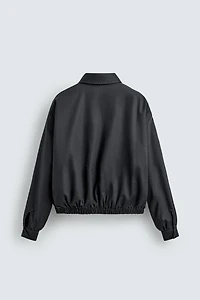 CROPPED COTTON - CUPRO JACKET
