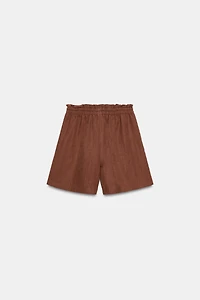ELASTIC WAIST SHORTS
