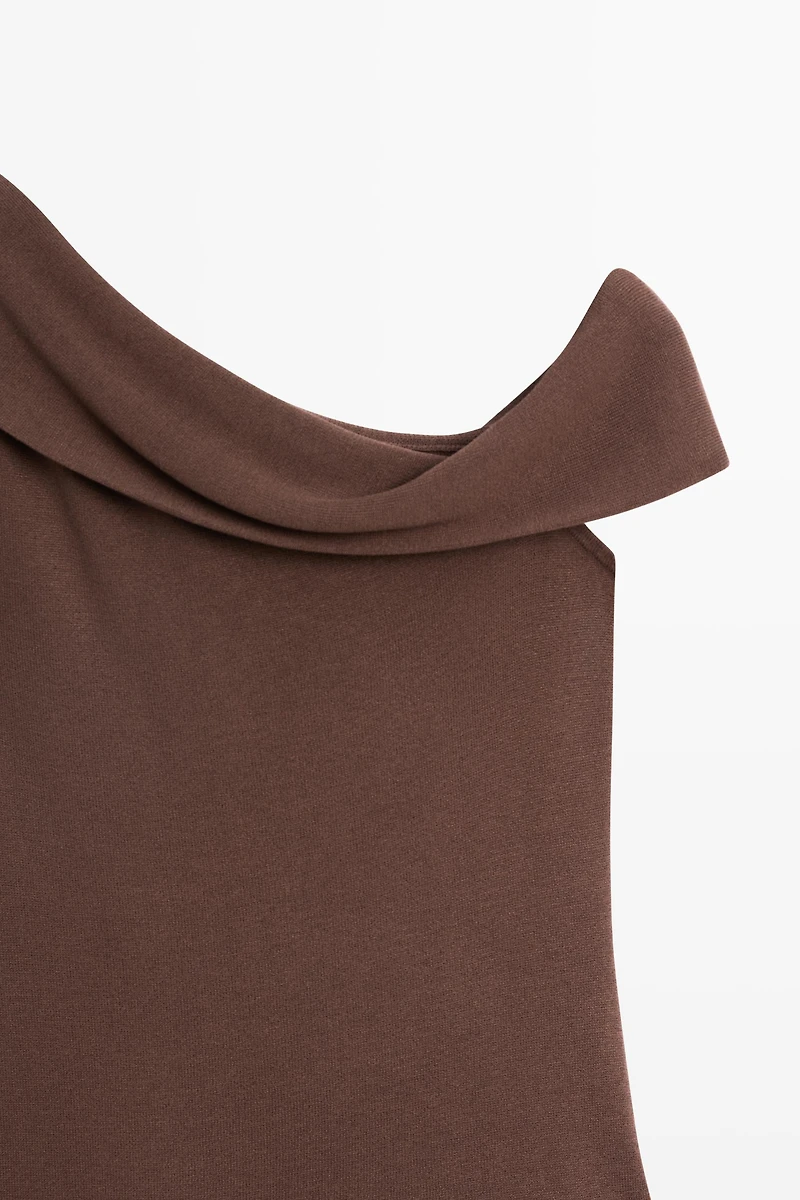 Robe midi asymétrique