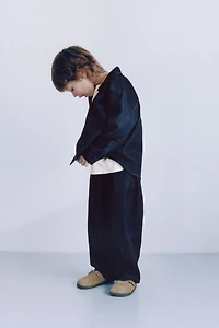 RUBBERIZED BUTTON DENIM SHIRT