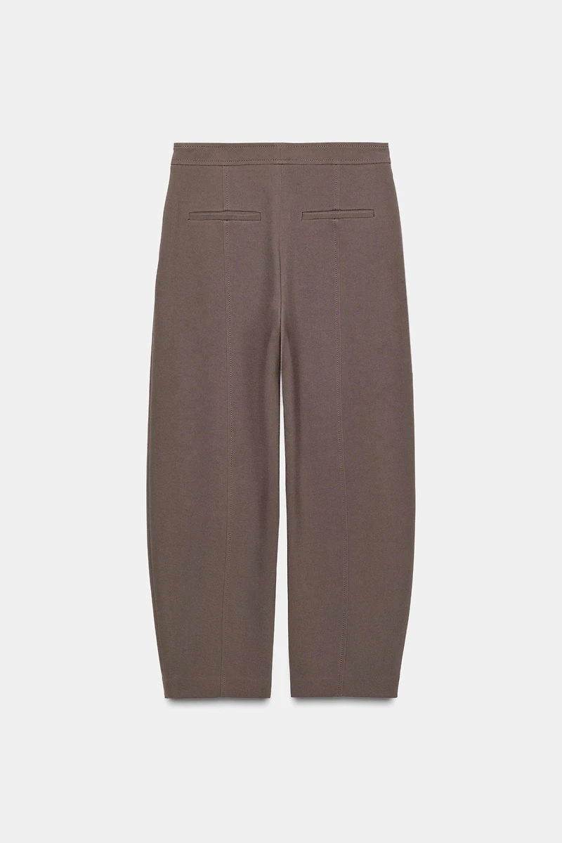 PANTALON CAROTTE À FERMETURE ÉCLAIR