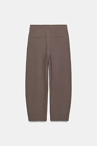 PANTALON CAROTTE À FERMETURE ÉCLAIR