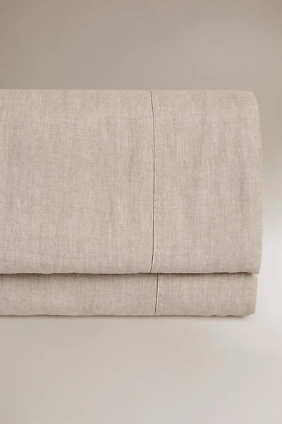 WASHED LINEN FLAT SHEET (160 GSM)