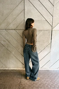 RUFFLED LACE SHORT JACKET