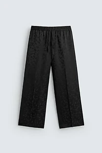 LIMITED EDITION PAISLEY JACQUARD FLOWY SUIT PANTS