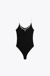 ZARA BROOCH BODYSUIT