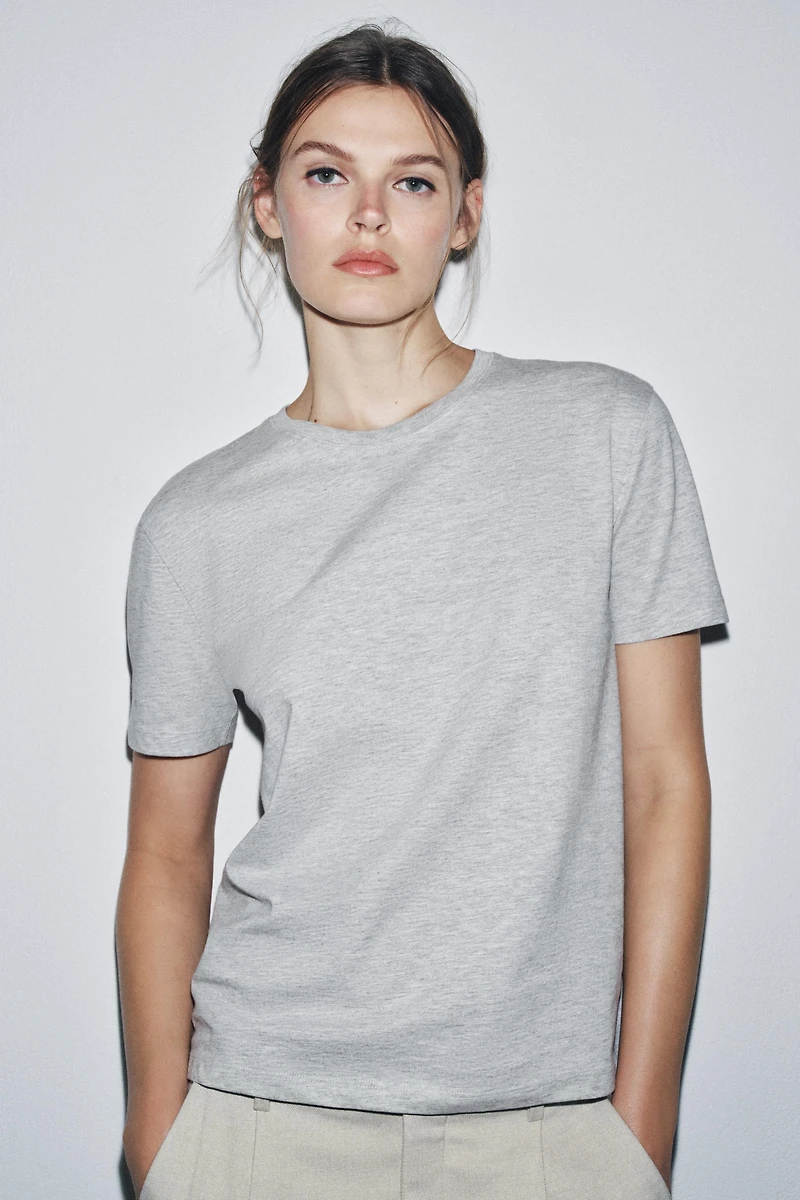 BASIC COTTON T-SHIRT