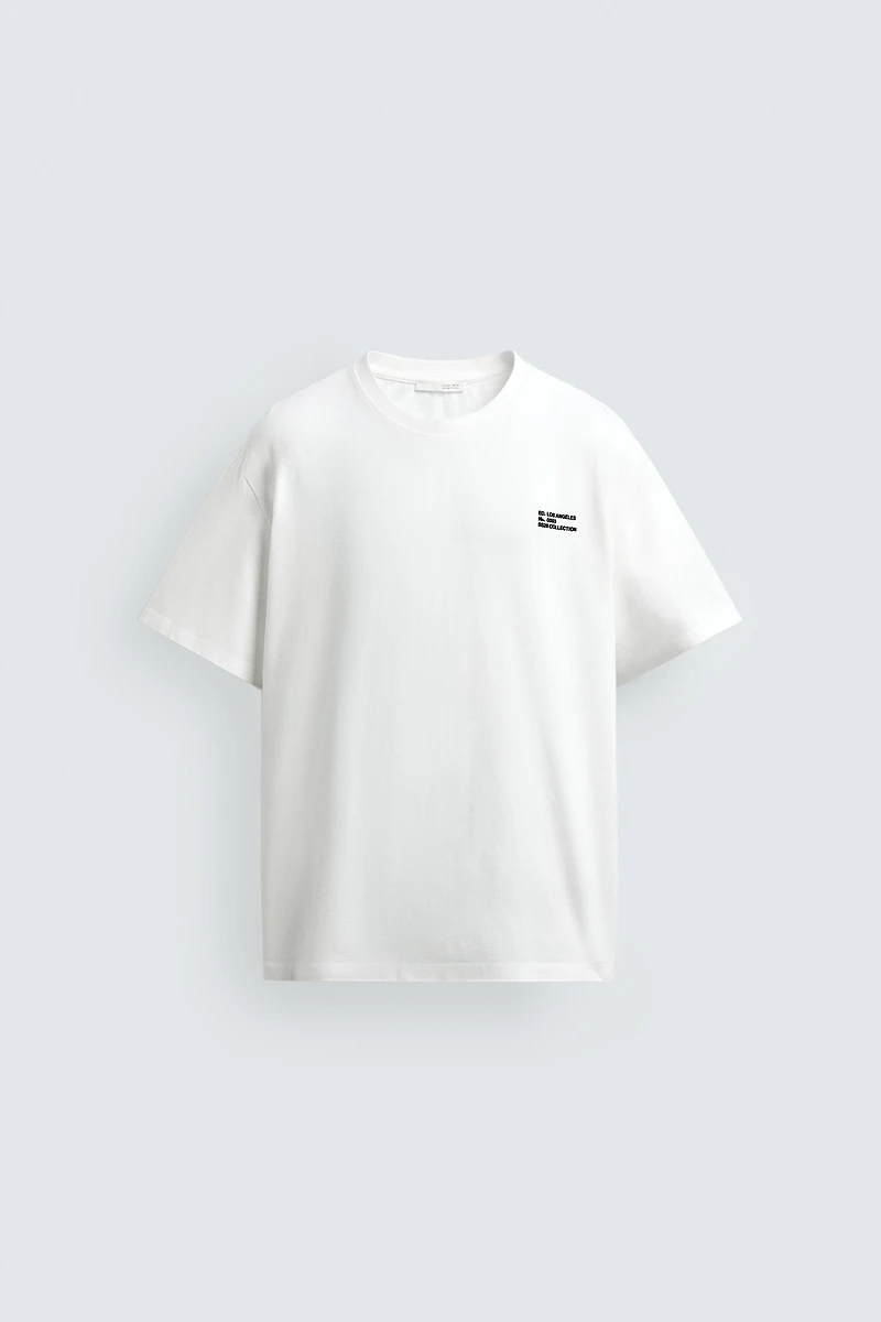 RELAXED FIT TEXT PATCH T-SHIRT