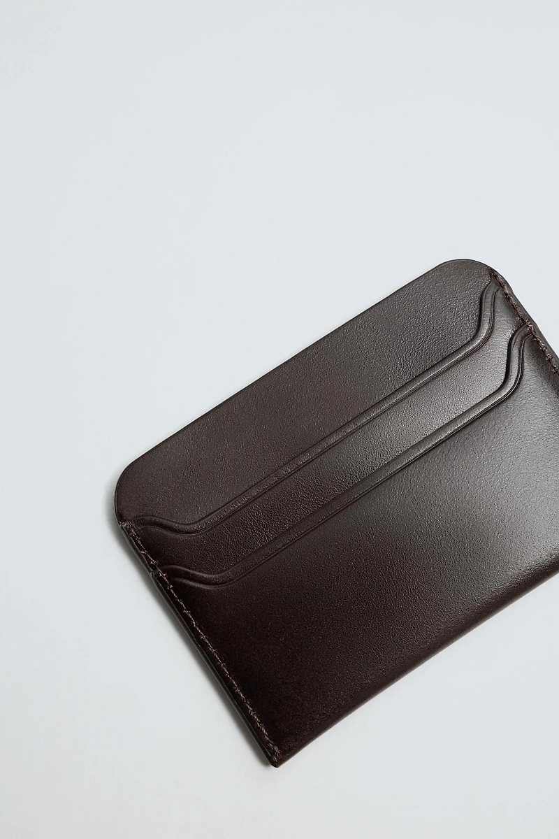 LEATHER CARD HOLDER