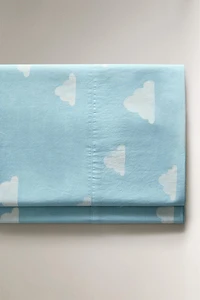DRAP DE DESSUS ENFANT IMPRIMÉ NUAGES
