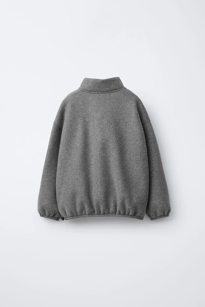 BENSIMON ® X ZARA LABEL FLEECE SWEATSHIRT
