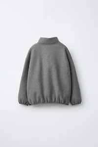 BENSIMON ® X ZARA LABEL FLEECE SWEATSHIRT